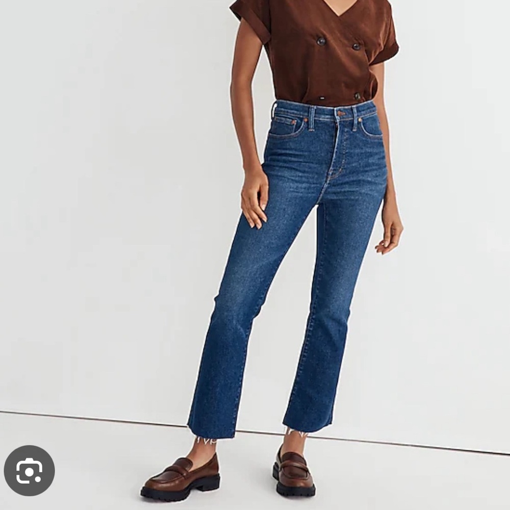 Madewell Cali Demi-Boot Jeans, Size 30 Tall